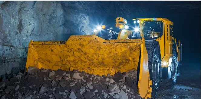 Epiroc underground loaders & mine trucks